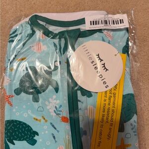 Little Sleepies Sea Turtle Zippy size 0-3 months